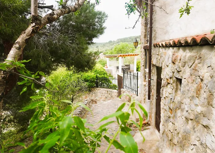 Les Volets Verts A Cote Du Chateau Pour 8 Avec Jardin * Fitou